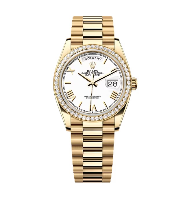 Super Clone Rolex Day-Date White Dial 128348rbr-0064 36 mm