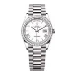 Super Clone Rolex Day-Date White Dial 128349rbr-0043 36 mm