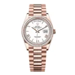 Super Clone Rolex Day-Date White Dial 128395tbr-0022 36 mm