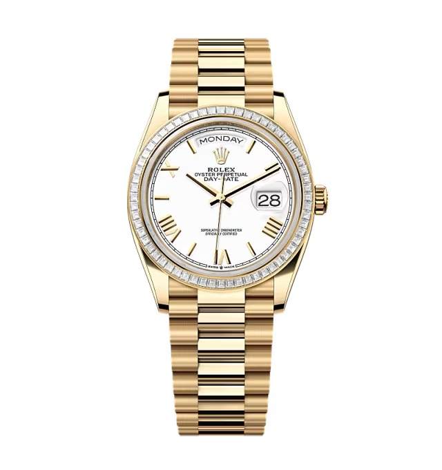 Super Clone Rolex Day-Date White Dial 128398tbr-0026 36 mm