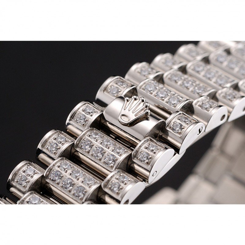 Super Clone Rolex Day-Date White Dial 1453950 37 mm — side profile