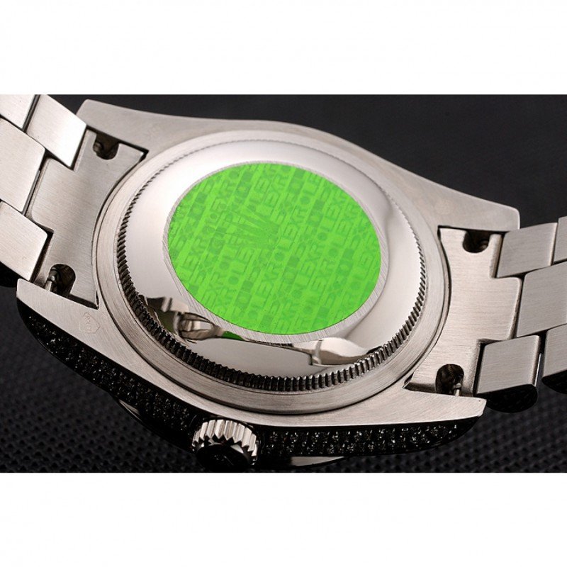 Super Clone Rolex Day-Date White Dial 1453950 37 mm — on leather display