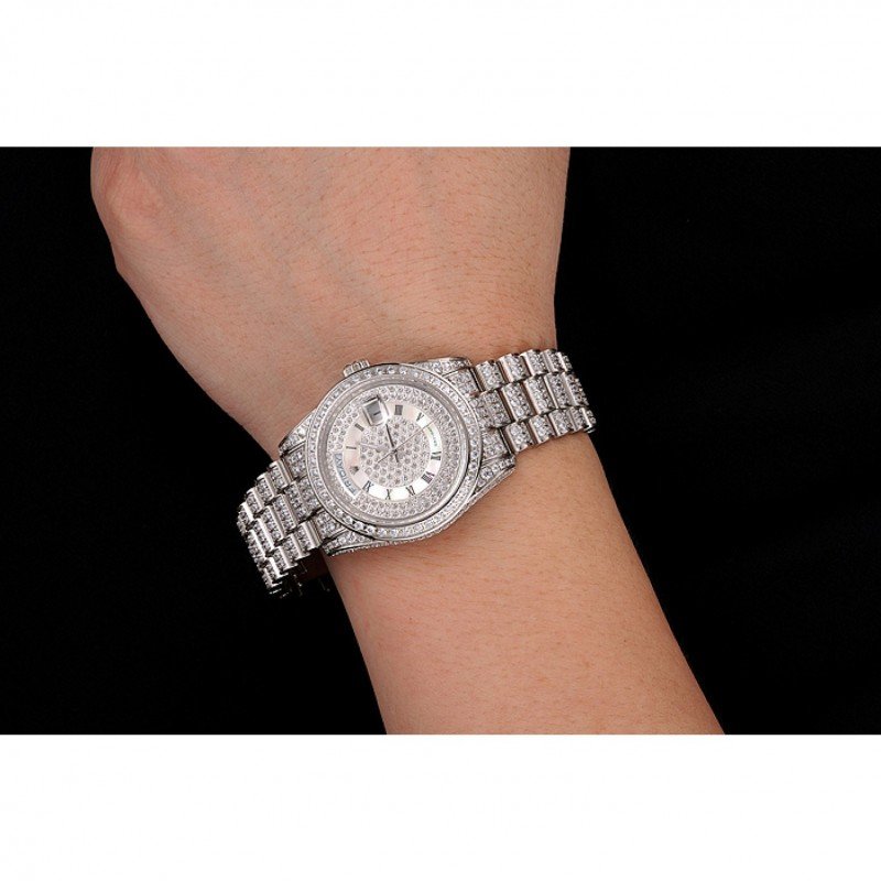 Super Clone Rolex Day-Date White Dial 1453950 37 mm — view 9