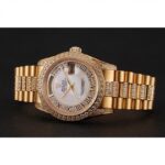 Super Clone Rolex Day-Date White Dial 1453958 37 mm — case and bezel