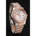 Super Clone Rolex Day-Date White Dial 1454108 40 mm — case and bezel