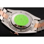 Super Clone Rolex Day-Date White Dial 1454108 40 mm — movement / caseback view