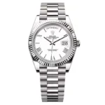Super Clone Rolex Day-Date White Dial 228239-0046 40 mm