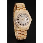 Super Clone Rolex Day-Date White Dial REP016822 36 mm — case and bezel