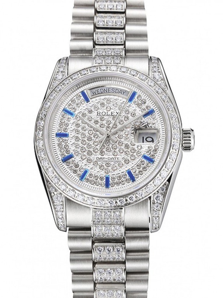 Super Clone Rolex Day-Date White Dial REP016824 36 mm