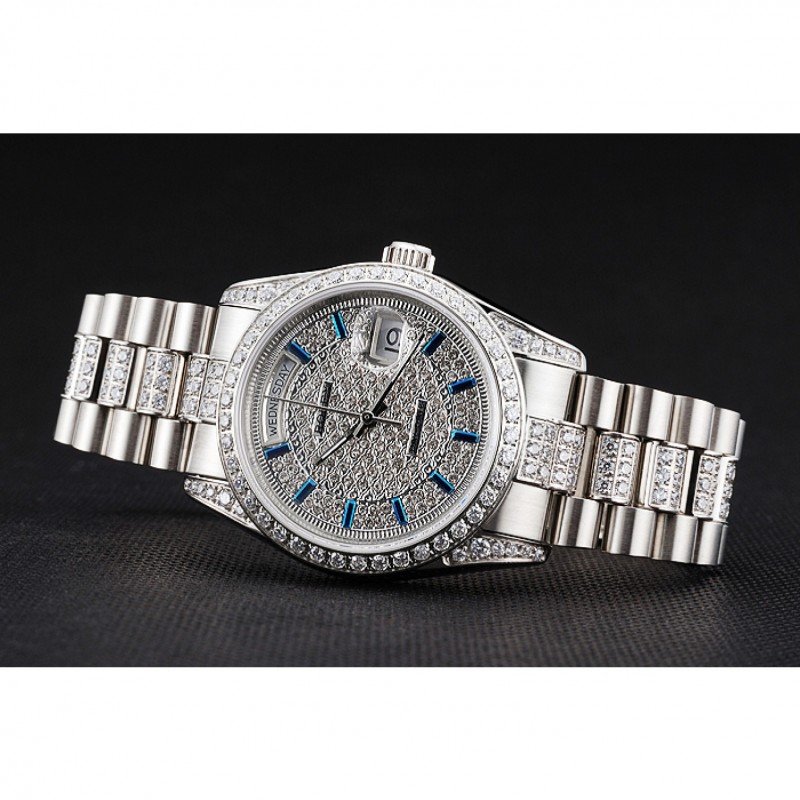 Super Clone Rolex Day-Date White Dial REP016824 36 mm — bracelet detail