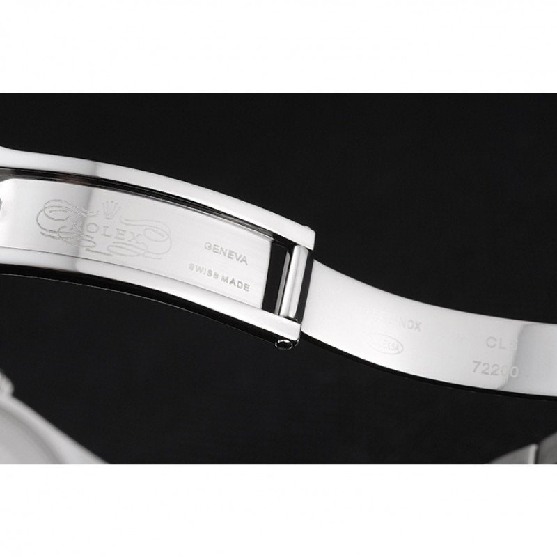Super Clone Rolex Day-Date White Dial REP016824 36 mm — on leather display