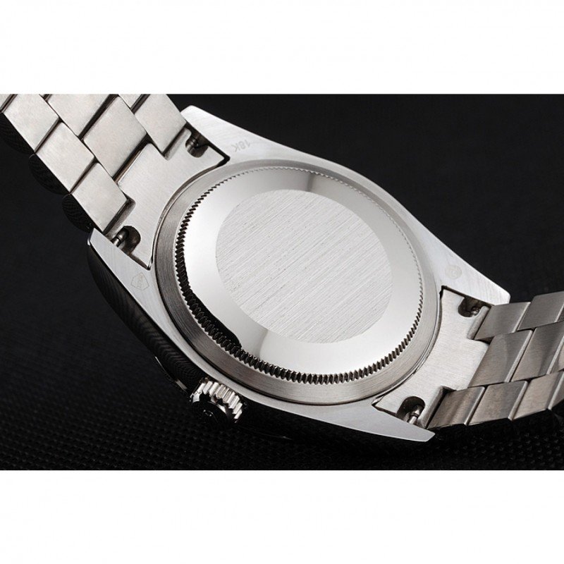 Super Clone Rolex Day-Date White Dial REP016824 36 mm — movement / caseback view