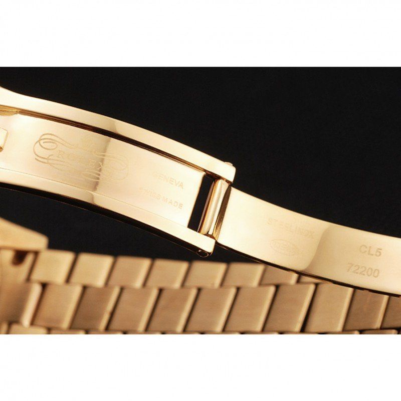 Super Clone Rolex Day-Date White Dial REP016825 36 mm — on leather display