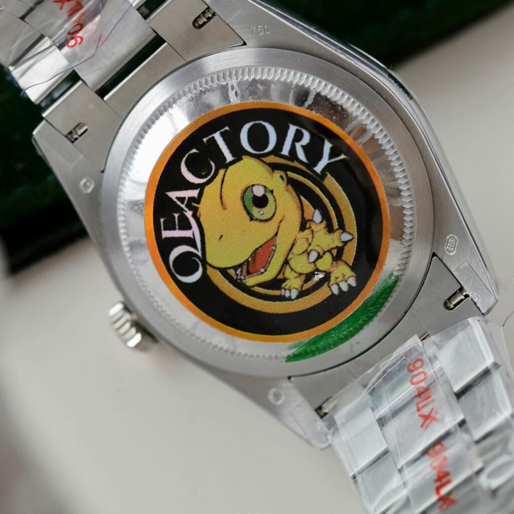 Super Clone Rolex Day-Date White Mother-of-Pearl Diamond Dial 128236-0021 36 mm — view 9