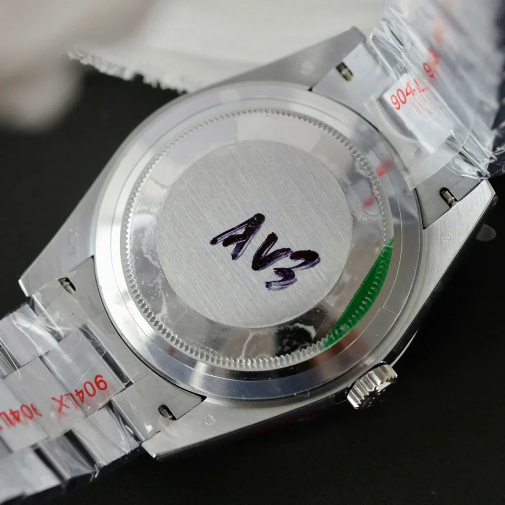 Super Clone Rolex Day-Date White Mother-of-Pearl Diamond Dial 128399tbr-0023 36 mm — case and bezel