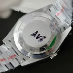 Super Clone Rolex Day-Date White Mother-of-Pearl Diamond Dial 128399tbr-0023 36 mm — case and bezel