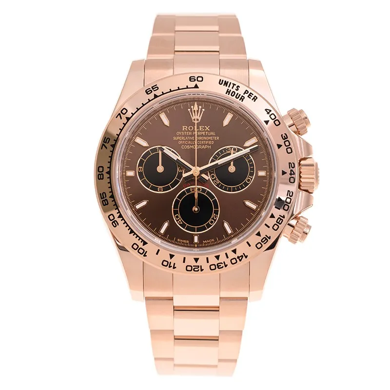 Super Clone Rolex Daytona 126505 Bright Chocolate Dial — case and bezel