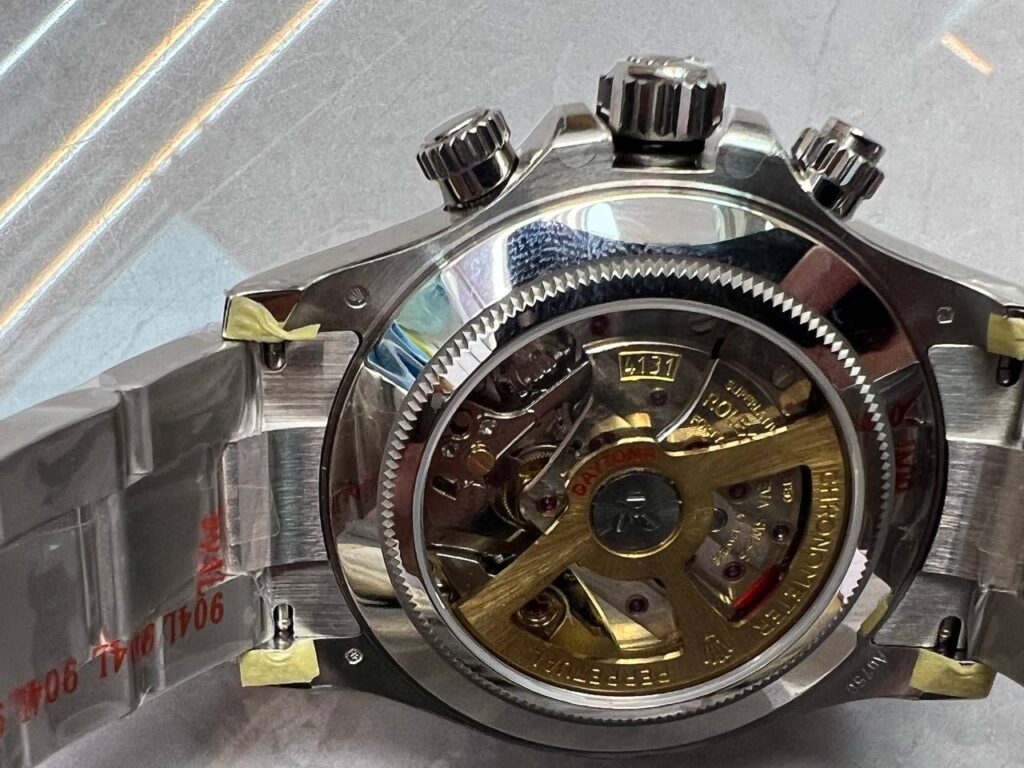 Super Clone Rolex Daytona 126506 “Platona” Open Caseback — side profile
