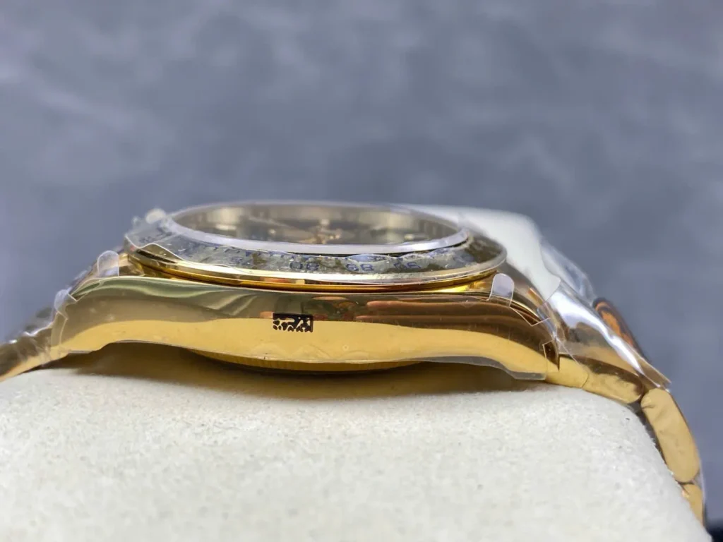 Super Clone Rolex Daytona 126508 “John Mayer” — on leather display