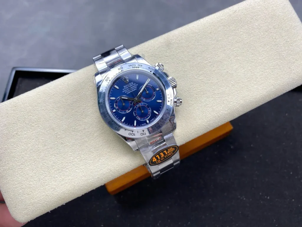 Super Clone Rolex Daytona 126509 Bright Blue Dial — side profile