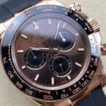 Super Clone Rolex Daytona 126515LN Bright Chocolate Dial — case and bezel