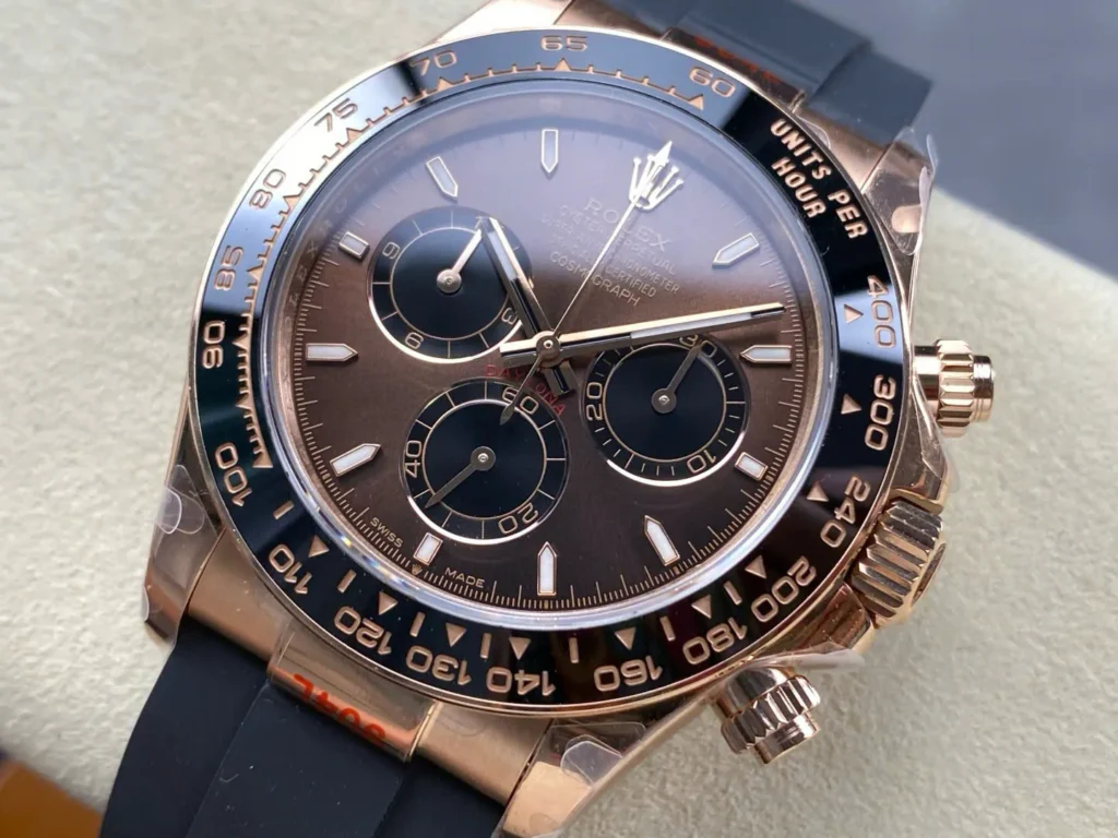 Super Clone Rolex Daytona 126515LN Bright Chocolate Dial — side profile