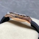 Super Clone Rolex Daytona 126515LN Bright Chocolate Dial — on leather display