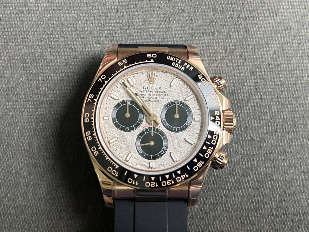 Super Clone Rolex Daytona 126515LN Meteorite Dial — dial close-up