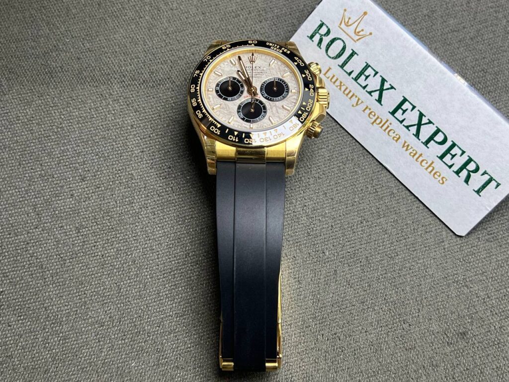 Super Clone Rolex Daytona 126518LN Meteorite Dial — bracelet detail