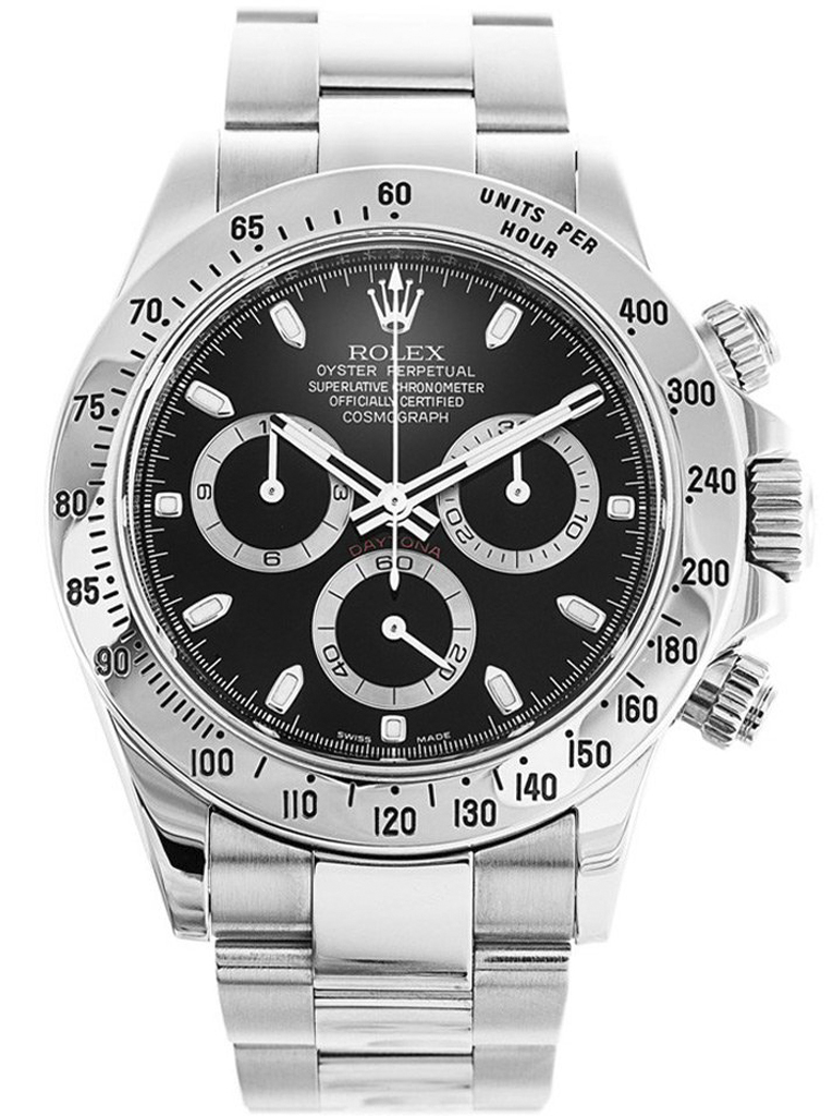 Super Clone Rolex Daytona Black Dial 116520