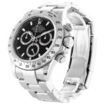 Super Clone Rolex Daytona Black Dial 116520 — dial close-up