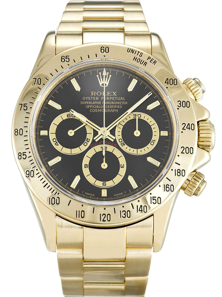 Super Clone Rolex Daytona Black Dial 116528