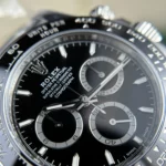 Super Clone Rolex Daytona Black Dial 126500LN “Godzilla” — side profile