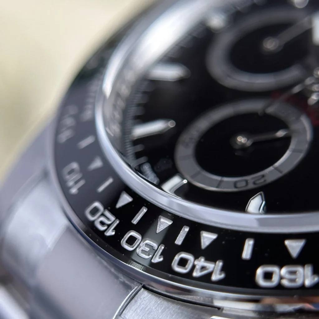 Super Clone Rolex Daytona Black Dial 126500LN “Godzilla” — movement / caseback view
