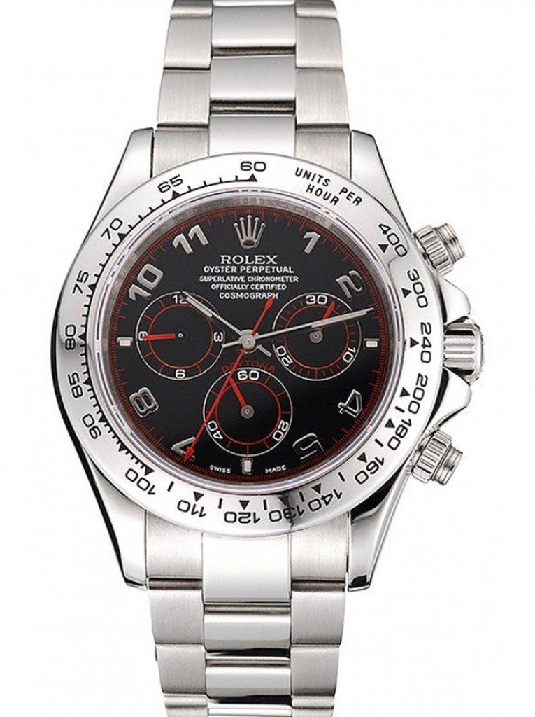 Super Clone Rolex Daytona Black Dial 80296