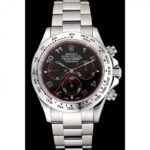 Super Clone Rolex Daytona Black Dial 80296 — dial close-up