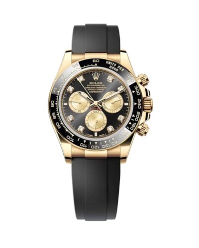 Super Clone Rolex Daytona Black Dial Yellow Gold 126518LN – Swiss SuperClone