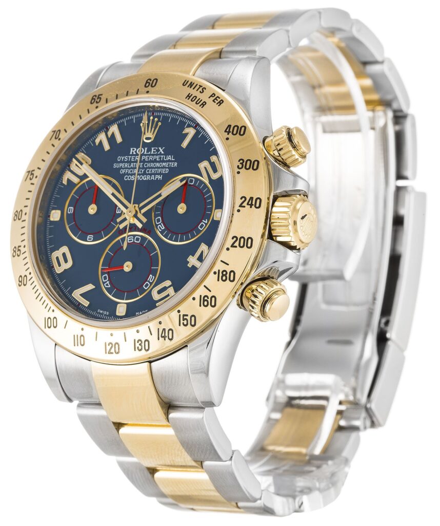 Super Clone Rolex Daytona Blue Dial 116523 — case and bezel