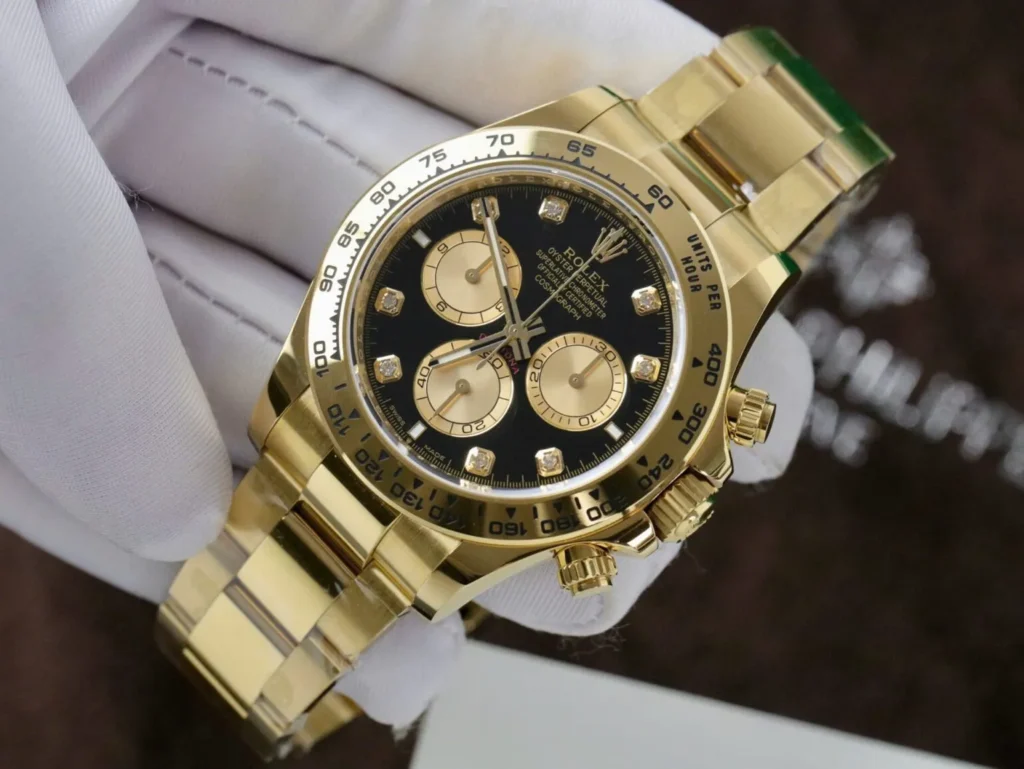 Super Clone Rolex Daytona Bright black Dial 126508 — bracelet detail