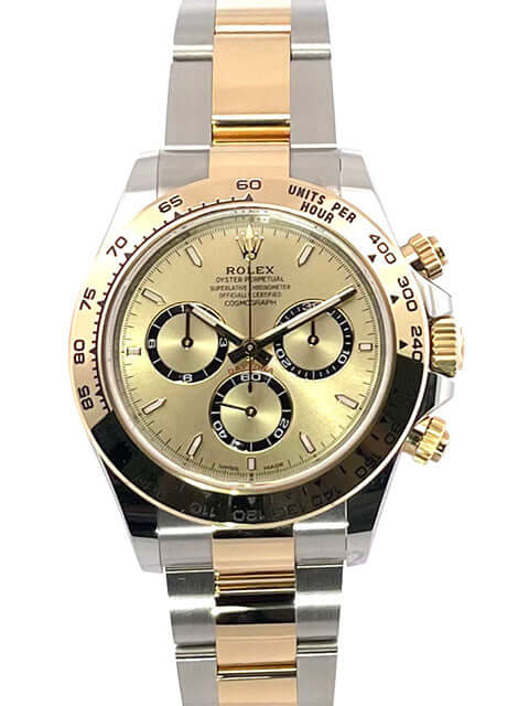 Super Clone Rolex Daytona Champagne Dial 126503 — dial close-up