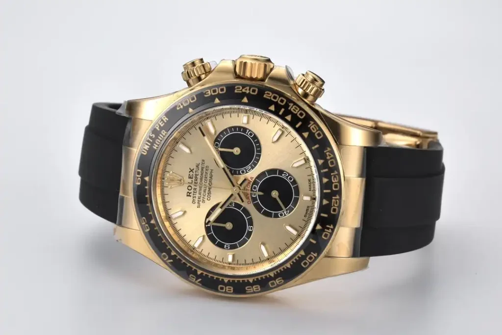 Super Clone Rolex Daytona Golden Dial 126518LN “Pikachu” — bracelet detail