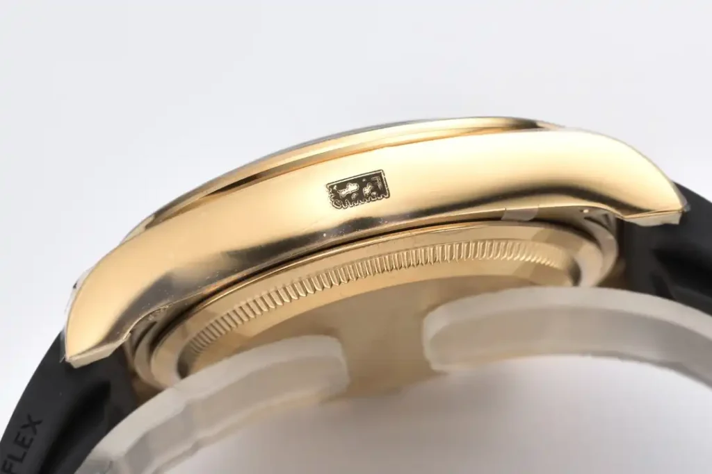 Super Clone Rolex Daytona Golden Dial 126518LN “Pikachu” — side profile