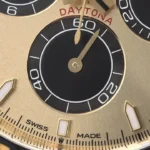 Super Clone Rolex Daytona Golden Dial 126518LN “Pikachu” — clasp and links