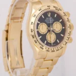 Super Clone Rolex Daytona Intense black Dial 126508 — dial close-up