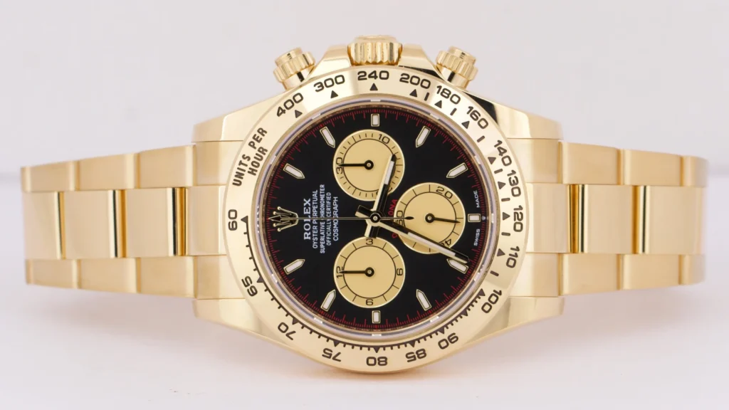 Super Clone Rolex Daytona Intense black Dial 126508 — side profile