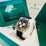 Super Clone Rolex Daytona Intense black Dial 126518LN — case and bezel