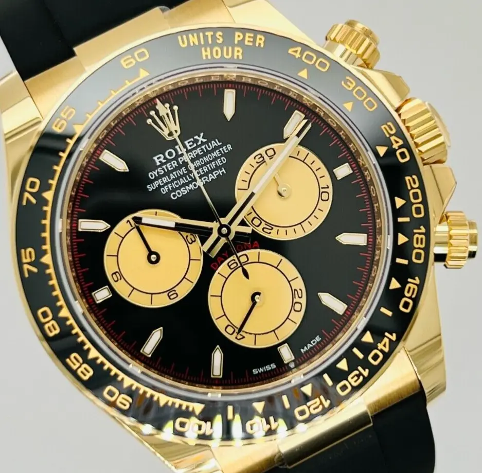 Super Clone Rolex Daytona Intense black Dial 126518LN — clasp and links