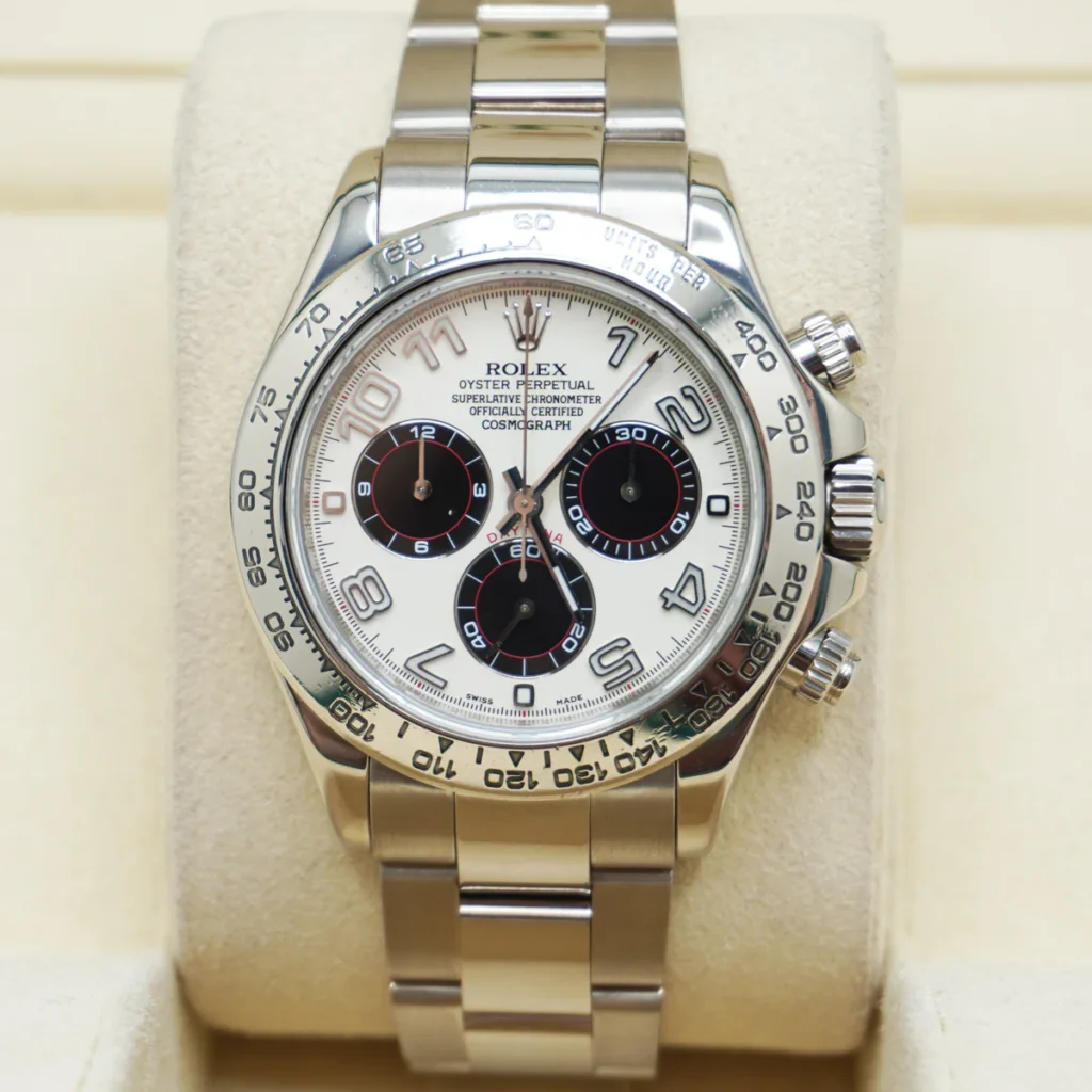 Super Clone Rolex Daytona Panda Dial 116509 Arabic Numberals — dial close-up