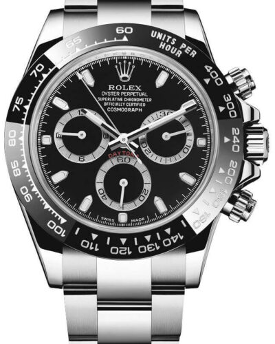 Super Clone Rolex Daytona “Reverse Panda” Black Dial 116500LN