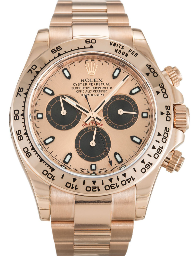 Super Clone Rolex Daytona Rose Dial 116505